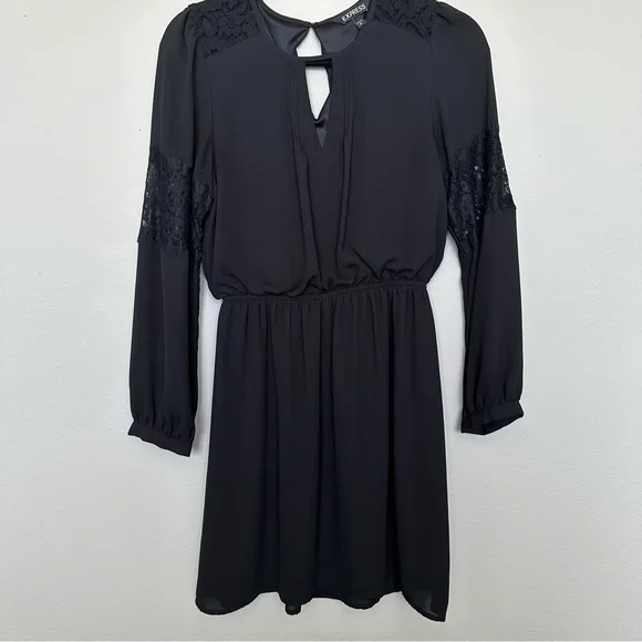 express long sleeve lace dress Long Sleeve Mock Neck Lace Maxi Dress